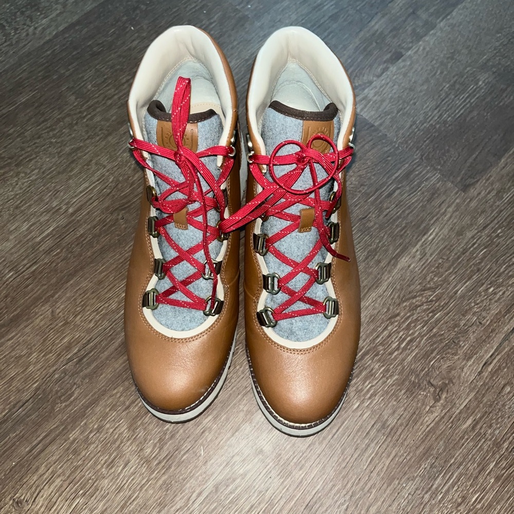 Barely worn Cole haan waterproof wedge booties